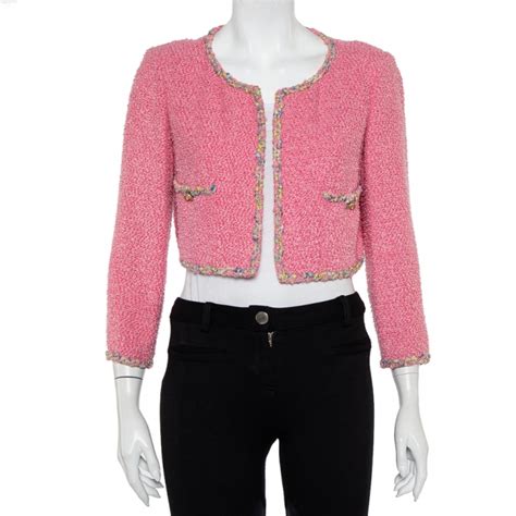 pink chanel tweed jacket